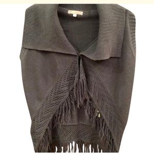 Cotton fringe vest